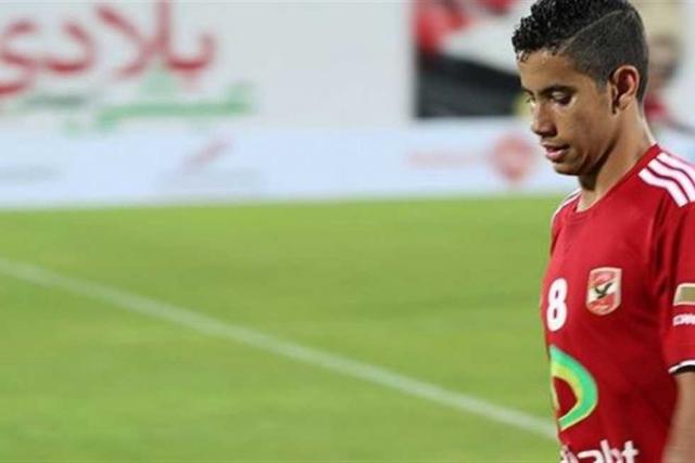 ناصر ماهر لاعب الأهلي المعار الي بتروجت - صورة أرشيفية