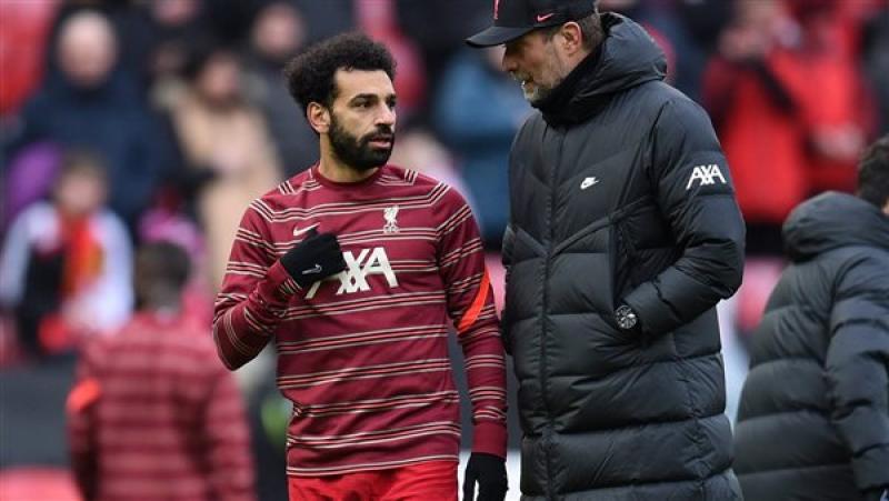 رياضة  يورجن كلوب ومحمد صلاح